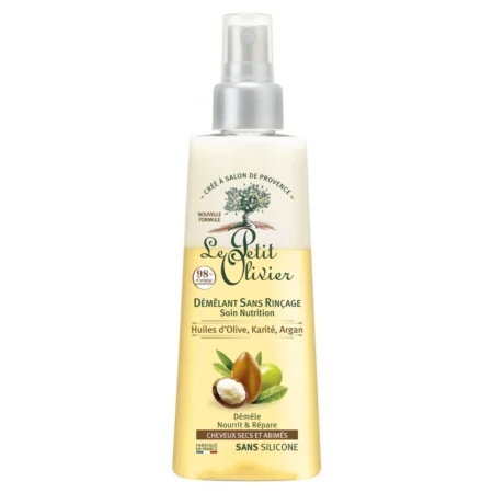 LPO DÉMÊLANT SANS RINÇAGE NUTRITION HUILES D'OLIVE, KARITÉ, ARGAN